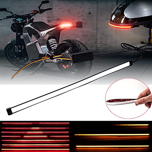 Universal led Light Strip Tail Brake Stop Running Turn Signal 108LED 11" Flexible led light for motorcycle