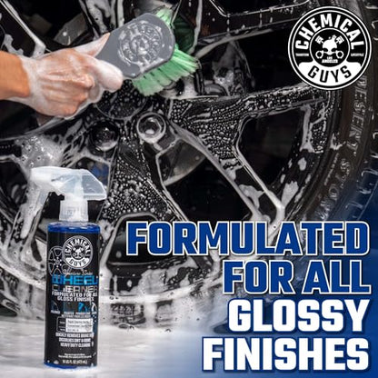 Chemical Guys Wheel Cleaner Spray Signature Series - Safe for Gloss Finishes, Chrome, Painted, Powder-Coated, and Clear-Coated Wheels - Removes Brake Dust and Road Grime - 16 oz - size: 16 Fl Oz (Pack of 1)