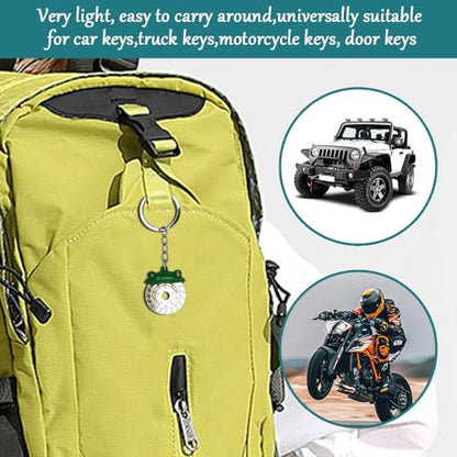 Parts Model Key Chains, Car Lovers Set, Metal Keyring, Universal Brake Rotor Keychain (K4-Green), 3.94*0.43 Inches - color: K4-green