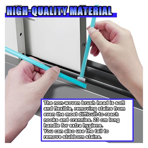 Cleaning Swab Sticks, Small Cleaning Sponge Tip for Tight Spaces, Disposable Crevice Cleaning Brush Kit, Universal Automotive Detailing Tools Accessories for SUV, Sedan, Truck (30PCS) - size: 30PCS