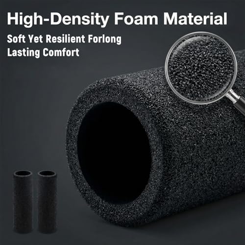 2Pcs Motorcycle Hand Grips Anti-Slip Foam Covers Comfort Handlebar Grip Compatible with BMW Harley Honda Kawasaki Suzuki Triumph Yamaha
