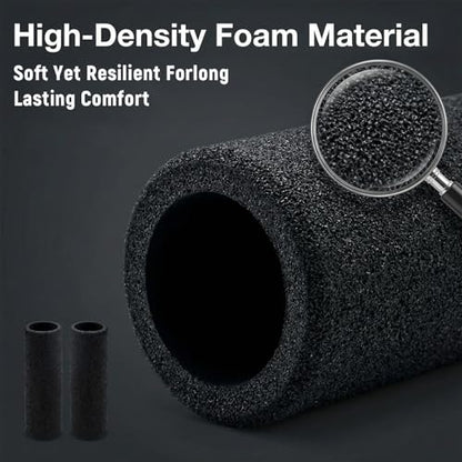 2Pcs Motorcycle Hand Grips Anti-Slip Foam Covers Comfort Handlebar Grip Compatible with BMW Harley Honda Kawasaki Suzuki Triumph Yamaha
