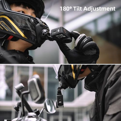 Quick Release Motorcycle Helmet Chin Strap Mount for Go Pro, Magnetic Dirt Bike Helmet Mount Compatible with DJI Osmo Action 6/5pro/4/3,GoPro Hero 13,12,11,10, 9, 8, AKASO, SJCAM and More