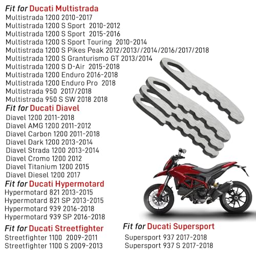 Toothed Belt Camshaft Pulley Tool Kit Compatible with Ducati 848 998 1098 1198 Monster 821 950 1200 Multistrada 950 1200 Streetfighter 848 1100 Diavel 1200 Hypermotard 821 939 Supersport 937