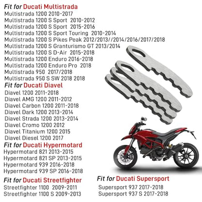 Toothed Belt Camshaft Pulley Tool Kit Compatible with Ducati 848 998 1098 1198 Monster 821 950 1200 Multistrada 950 1200 Streetfighter 848 1100 Diavel 1200 Hypermotard 821 939 Supersport 937