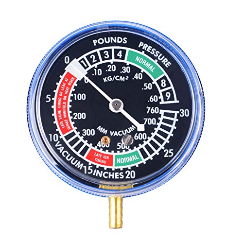 DAYUAN Motorcycle Vacuum Carburetor Synchronizer Tool Kit Carb Sync Gauge | 4 Gauge Carburetor Synchronizer Tool，5mm & 6mm Adapters，Calibration Control，For Most Motorcycles & Marine Engines