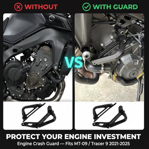MT09 Motorcycle Engine Bumper Guard Frame Slider Crash Bar Falling Protector for Motorbike MT 09 MT-09 SP Tracer 900 9 GT 2021-2022