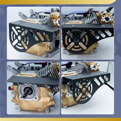 Upgraded Aluminum Mini Bike Clutch Cover Chain Guard Easy Disassembly&Lightweight for Predator 212cc 196cc Clone Engines for Coleman CT200U CT200U-EX CT100 BT200X (Black) - size: Standard, style: Black