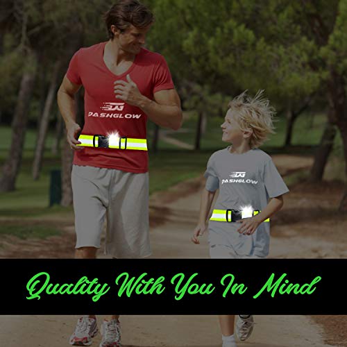 2-6 Pack - Reflective Glow Belt Safety Gear, Pt Belt, for Running Cycling Walking Marathon Military - style: 6 Pack