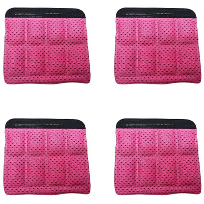 Helmet Chin Straps Jaw Pads Chin Pad Soft Foam Sponge Pad Strap Padding Replacement Lining Cushion Mat Liner Universal Fit for Cycling Bike Motorcycle Bicycle Riding - color: Pink 4PCS
