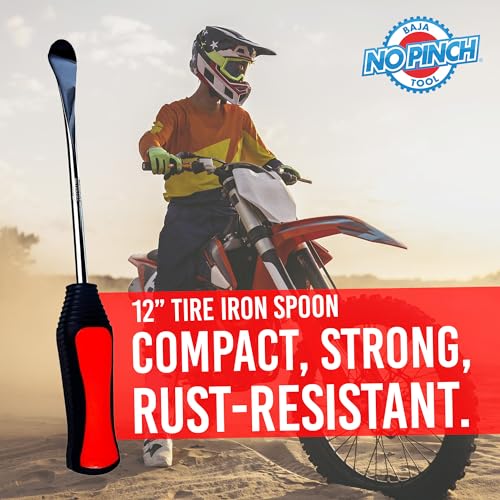 12 inch Tire Iron Spoon | Lever Tool Kit | Professional Tire Changing Tool for Enduro Motocross | Motorcycle | Dirt Bike | Dura-Grip | Easy-to-Use for Safe & Quick Tire Repair | Dirt bike Tire Spoons - size: 12 Inch Tire Spoon