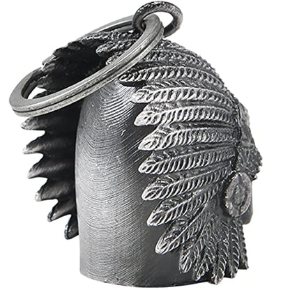 Dream Apparel Motorcycle Bell Guardian Angel Drive Away Gremlin, Biker Bell for Men Women Rider Riding, Good Luck Gift - color: Native W/ Red Eyes