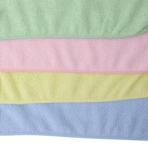 Boardwalk Microfiber Cleaning Cloths, 16 x 16, Yellow, 24/Pack