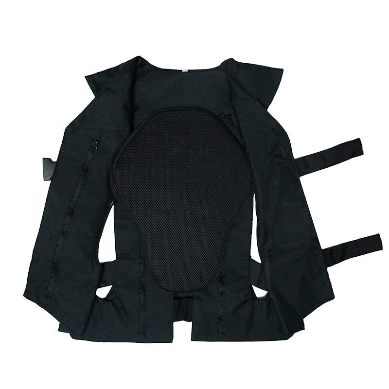Unisex AirBag Vest, Equestrian Light Weight Airbag Vest Motorcycle Riding, Black, Small - color: Black, size: Small