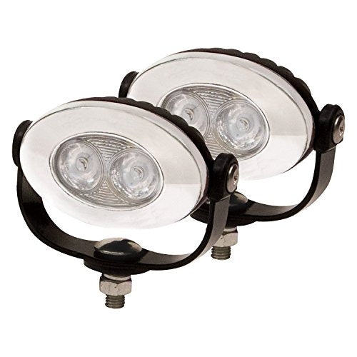 BlingLights BL2021LED 6000K LED Flood Motorcycle ATV UTV Auxiliary Lights Lamps Kit