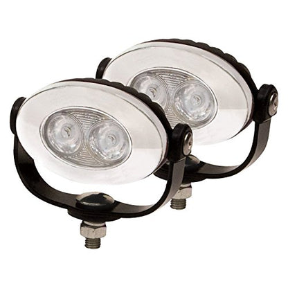 BlingLights BL2021LED 6000K LED Flood Motorcycle ATV UTV Auxiliary Lights Lamps Kit