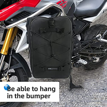 Universal Saddlebag Crash Sissy Bar Waterproof Rear Seat Bags Backpack for BMW YAMAHA Honda Riding Pack Motocross
