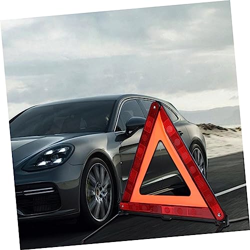 DECHOUS Reflective Triangle Warning Sign Kit Emergency Roadside Safety Triangle for Vehicles Storage Case
