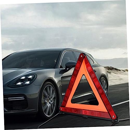 Gatuida Warning Triangle Sign for Vehicles Emergency Kit Reflective Collapsible Design Roadside Triangle