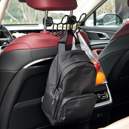 Five Hook Hard Hat Holder for Truck Seat Heavy Duty Metal Hard Hat Accessories Holder for Truck SUV Car Seat to Keep Helmet Safety (Five Hook, 1) - style: Five Hook
