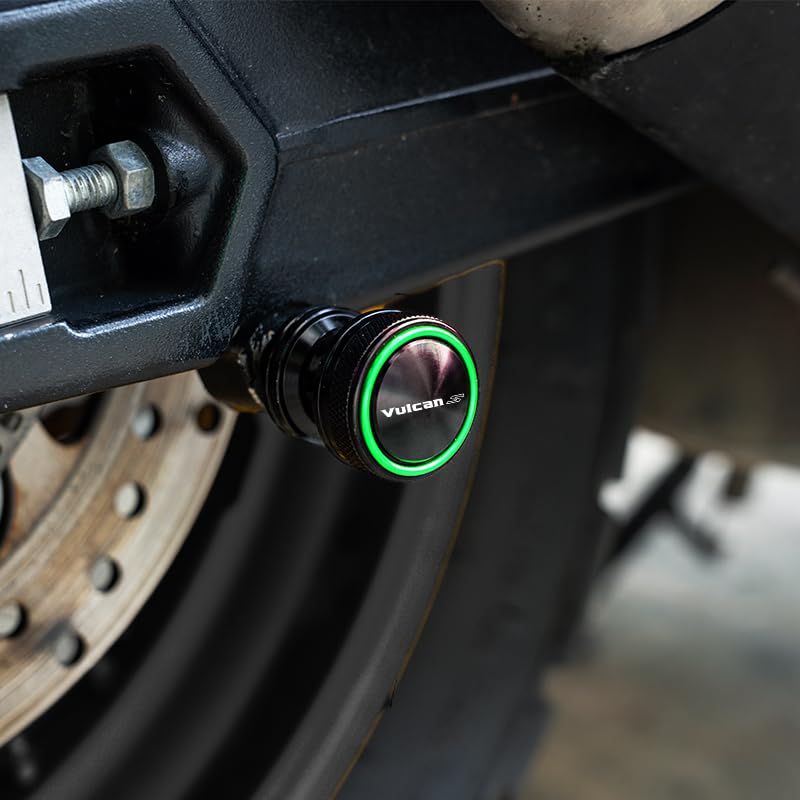 Fit for KAWASAKI Vulcan S 650 VN650 2015-2023 2024 2025 2026 Motorcycle Accessories M10 Swingarm Spools Slider Stand Screws (Green) - color: Green