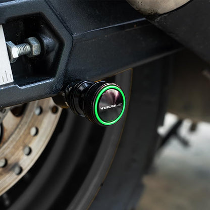 Fit for KAWASAKI Vulcan S 650 VN650 2015-2023 2024 2025 2026 Motorcycle Accessories M10 Swingarm Spools Slider Stand Screws (Green) - color: Green