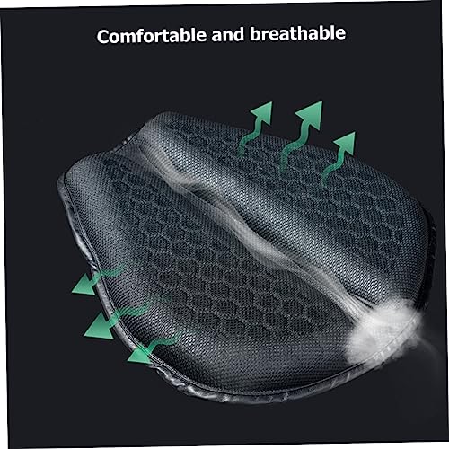 Luxshiny Motorcycle Seat Cushion Cover Gel Seat Pad for Motorbike Reusable Breathable