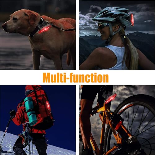 Bike Tail Light, Bicycle Rear Lights USB-C Rechargeable LED Cycling Safety Flashlight with 4 Light Mode for Road Mountain Night Riding & Adults Men Women - color: 4 PACK
