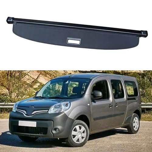 Compatible for Renault Express, Car Rear Boot Boot Cover, Luggage Storage Compartment, Organiser, Rack Dividers, Curtain