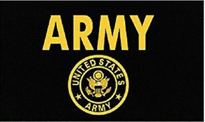5pk. US Army Gold 12"X18" Replacement Safety Flag ATV Bicycle Motorcycle Razor UTV …