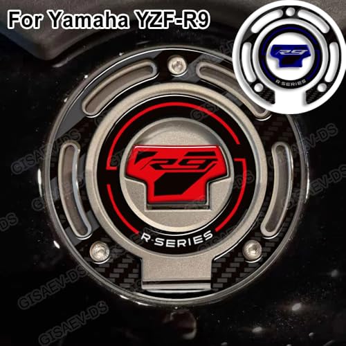 Motorcycle Tank Pad Compatible with Yamaha YZF R9 YZFR9 2025 2026 Motorcycle Fuel Tank Protector Gas Tank Decals YZF R9 Tank Pad Fuel Tank Kit Knee Stickers Decals Protection (A-1) - color: A-1