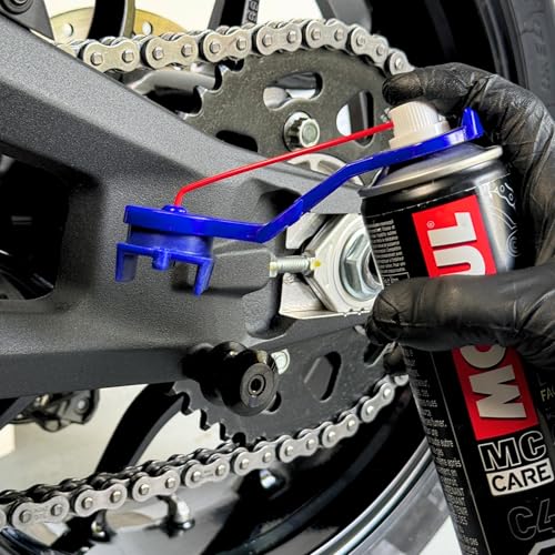 Oinker Motorcycle Chain Lube Applicator | Mess-Free Chain Wax, Chain Cleaner Attachment | for 525 Chain Size - size: 525 Chain
