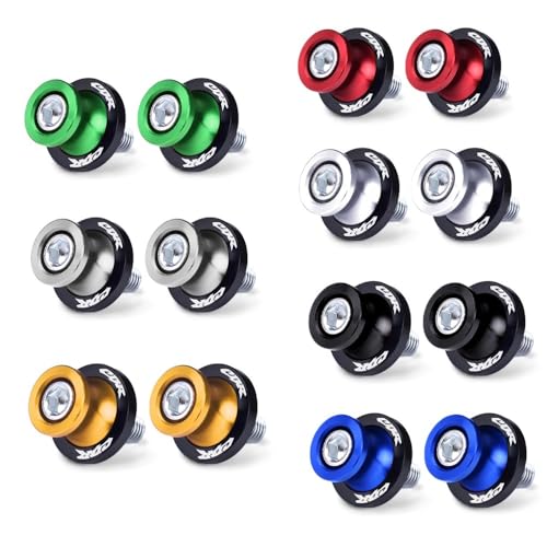 for Honda CBR 600 RR CBR 600RR CBR600rr 2003 2004 2005 2006 2007 8mm Motorcycle Swingarm Spools Stand Screws Slider Rear swingarm Spool(6) - color: 6