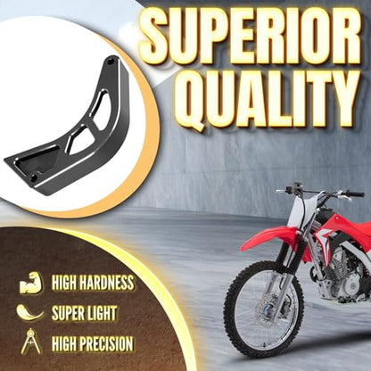 Canitu Black Front Sprocket Cover Guard,Motorcycle Aluminum Chain Guard Sprocket Engine Drive Cover Case Saver Protector Engine Case Protection for Honda CRF110 2013-2024 - color: Black