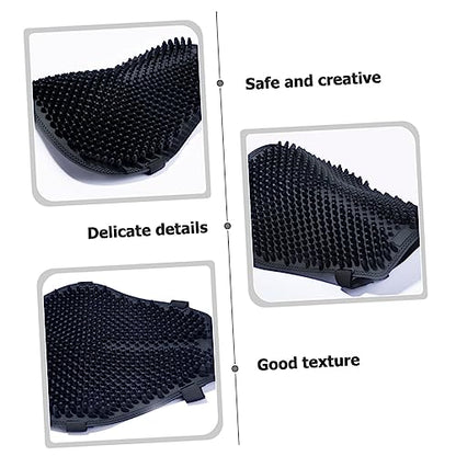 iplusmile Breathable Non Skid Silicone Motorcycle Seat Cushion Pad Comfortable Shock Absorbing Saddle Cover for Bikes and Touring Motorbikes
