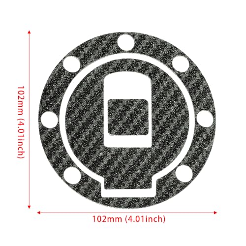 Motorcycle Carbon Tank Pad Protector Sticker Fuel Gas Oil Cap Decal, Anti-Scratch Oil Gas Tank Pad (XJR400/1200/1300 FZR125/250/400/600/1000 R1R6) - color: Xjr400/1200/1300 Fzr125/250/400/600/1000 R1r6