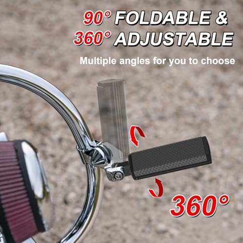 CNC Footpeg Footrest Fit For Harley Street Glide, Road Glide, Road King, Sportster 883, Dyna, (Softail 1986-2017) Foot Pegs - color: A Black