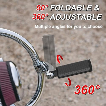 CNC Footpeg Footrest Fit For Harley Street Glide, Road Glide, Road King, Sportster 883, Dyna, (Softail 1986-2017) Foot Pegs - color: A Black