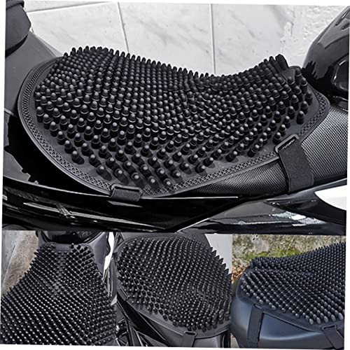 Breathable Motorcycle Seat Cushion Non Slip Silicone Pad with Ventilation for Cooler Ride Comfortable Motorbike Seat Cover Heat Resistant
