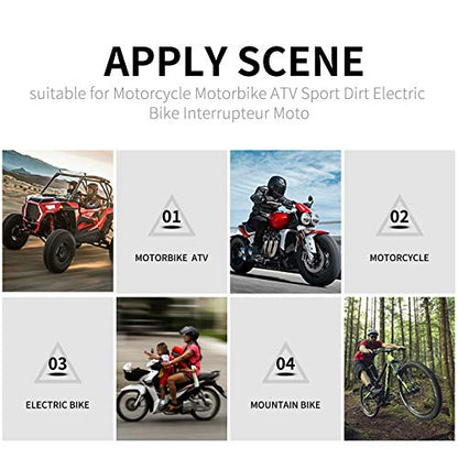 7/8" 22mm Left ATV Motorbike Handlebar Switch Motorcycle Horn Turn Signal Warning Light Switches