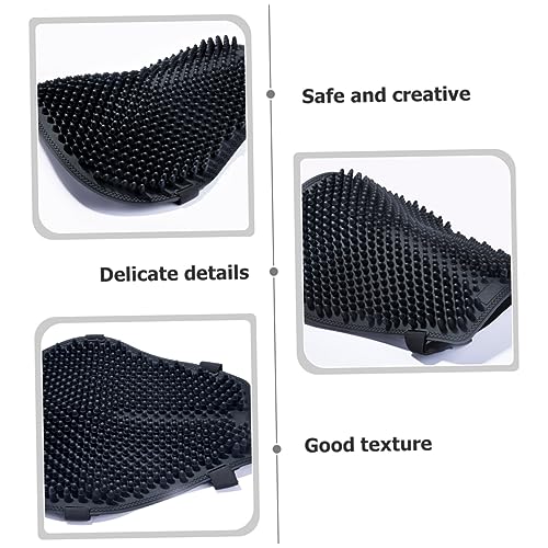 Thick Silicone Motorcycle Seat Cushion Cover Non-Slip Heat Insulation Pad Sunscreen Protection for Electric Bikes and Motorcycles Breathable and Sturdy