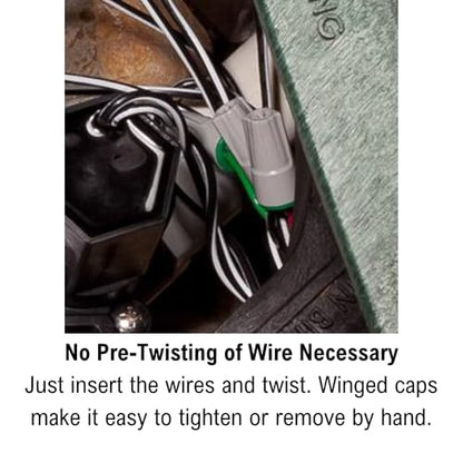 Rain Bird WPCONN10 Waterproof Grease Cap Wire Connectors, 10-Pack - size: 10-Pack