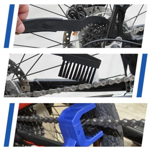 Red Motorcycle and Bicycle Chain Brushes Bicycle Cleaning Chain Brushes