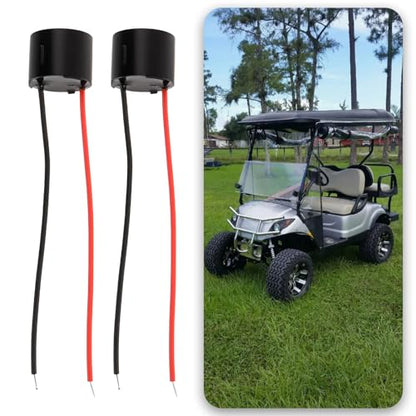 OTOTEC 6Pcs Golf Car Turn Signal Reminder Beeper 12V 25mA Electronic Buzzer Suitable for Club Car Motorcycle ATV Compatible with E-Z-GO Compatible with Yamaha