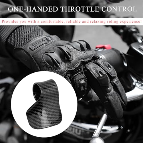 DXNQ 2 PCS Motorcycle Cruise Assist, Throttle Mounted Motorcycle Handlebar Cruise Control Wrist Rest, Hand Rest Handlebar Control Grip Throttle Assist, Motorcycles Accessories