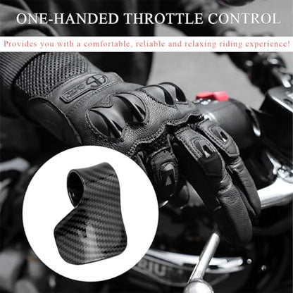 DXNQ 2 PCS Motorcycle Cruise Assist, Throttle Mounted Motorcycle Handlebar Cruise Control Wrist Rest, Hand Rest Handlebar Control Grip Throttle Assist, Motorcycles Accessories