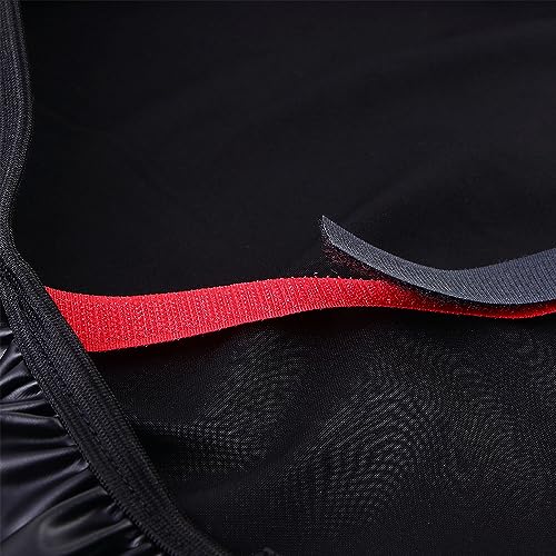 Leadigol Motorcycle Seat Cover,PU Leather Waterproof Breathable Electric Vehicle Black Motorbike Seat Protector Scooter Sun Pad Dust Protector Rainproof Waterproof Sunscreen Cushion Cover
