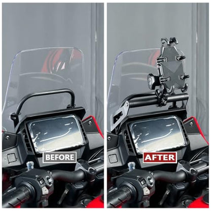 GPS Vehicle Mounts 22mm for NX400 NX500 2024 2025 2026 Motorcycle Accessories Mobile Phone Stand Holder Navigation Bracket, Enhanced Stability & Easy Installation
