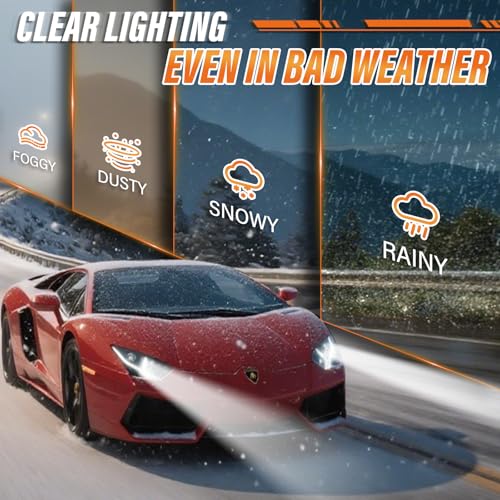 Headlight Restoration Spray with Towel – Removes Cloudiness and Oxidation – Safe for Plastic Lenses – Improve Light Output in Minutes - 180ml/6oz