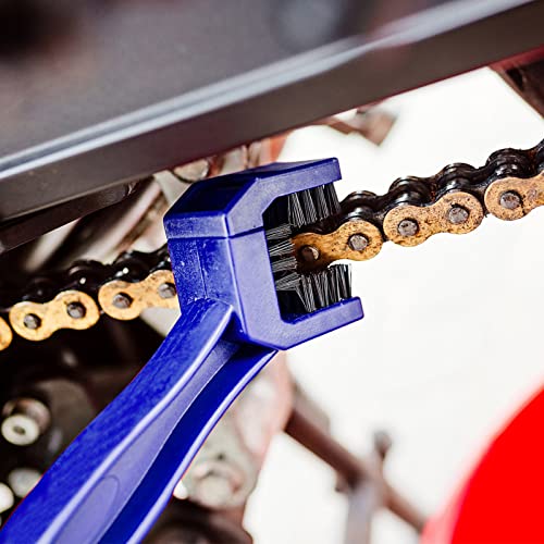 4 PCS Bike Chain Washer Cleaner Set Motorcycle Bicycle Chain Cleaning Brushes Bike Crankset Brush Finish Line Grunge Brush Chain Gear Cleaning Tool
